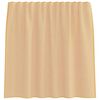 vidaXL Voile Curtains with Rod Pockets 2 pcs Sand