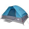 vidaXL Camping Tent Dome 2-Person Blue Waterproof