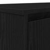 vidaXL Desk Black Oak 120x42x76 cm Engineered Wood