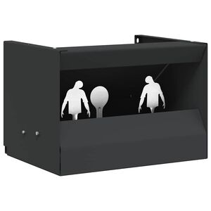 Magnetic Knockdown Pellet Catcher 4 + 1 Targets Zombie Design
