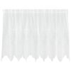 vidaXL Lace Curtain White 80 x 200 cm Polyester