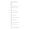 vidaXL Towel Rack White 24x12x48 cm Steel