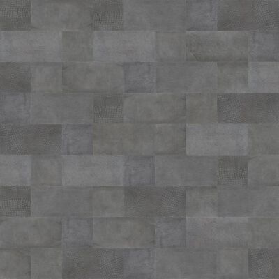 WallArt Leather Tiles Jordan Bluish Grey 32 pcs