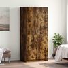 vidaXL Wardrobe Smoked Oak 80x50x180 cm Engineered Wood