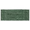 vidaXL Balcony Screen with Dark Green Leaves 400x150 cm