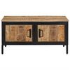 vidaXL Coffee Table 80x50x40 cm Solid Rough Wood Mango