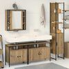 vidaXL Bathroom Furniture Set 4 pcs Artisan Oak Engineered Wood