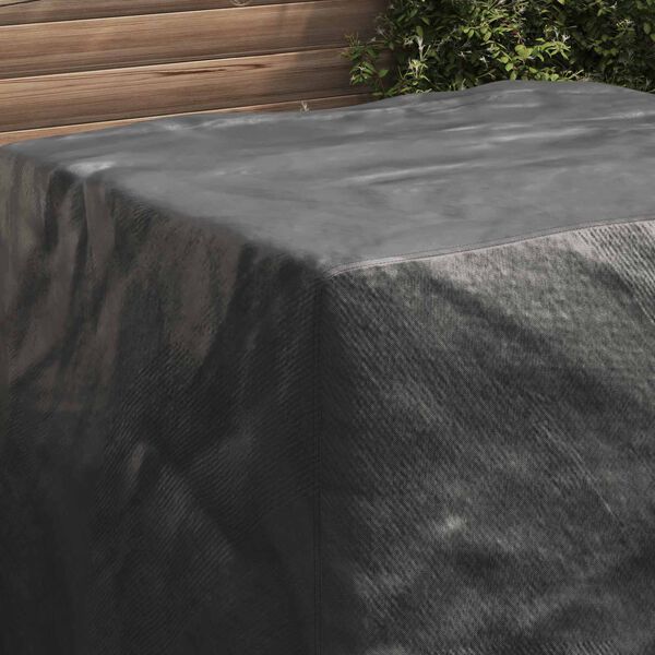 vidaXL Furniture Cover Plain Black 116 x 100 x 120 cm 210D