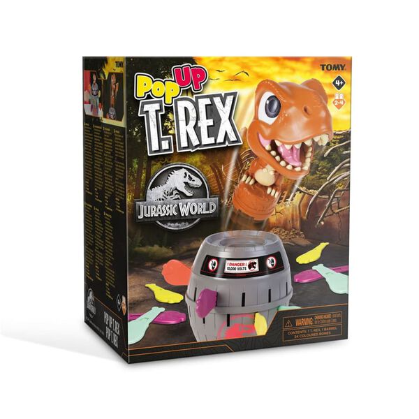 TOMY Bouncing Toy Dinosaur Pop Up T-Rex