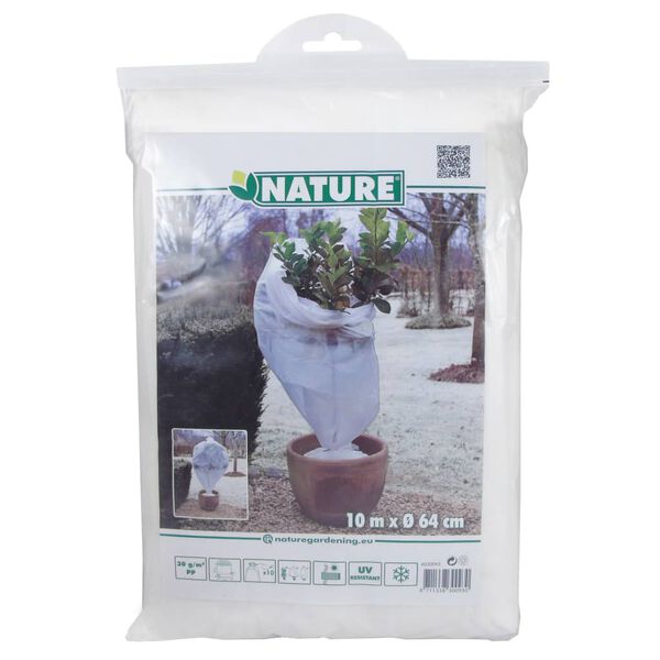 Nature Winter Fleece Cover 30 g/m&sup2; White 0.64x10 m