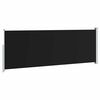 vidaXL Retractable Side Awning 160 x 500 cm Black