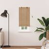 vidaXL Roller Blind with Curtains Manual Nature 90 x 220 cm Bamboo