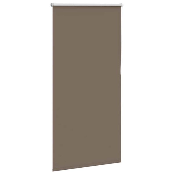 vidaXL Roller Blind Blackout Coffee 65x175 cm Fabric Width 60.7 cm Polyester