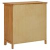 vidaXL Cupboard 70x35x75 cm Solid Oak Wood