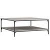 vidaXL Coffee Table Grey Sonoma 100x100x40 cm Engineered Wood