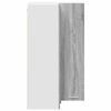 vidaXL Hanging Cabinet Grey Sonoma and White 57 x 57 x 100 cm