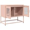 vidaXL TV Cabinet Pink 68x39x60.5 cm Cold-rolled Steel