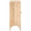 vidaXL Sideboard 80x30x73 cm Solid Mango Wood and Natural Cane