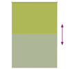 vidaXL Roller Blind Blackout Leaves Green 115x150 cm Fabric Width 110.7 cm Polyester
