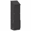 vidaXL Chicken Feeder Black 13 x 12 x 51 cm Cold-Rolled Steel