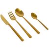 Bo-Camp 16 Piece Cutlery Set Fairbanks Gold