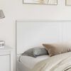 vidaXL Headboard White 200 cm Engineered Wood