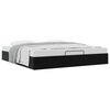vidaXL Ottoman Bed Frame Black King Size Velvet