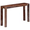vidaXL Console Table Grey 120x30x76 cm Solid Acacia Wood