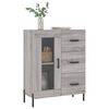 vidaXL Sideboard Grey Sonoma 69.5x34x90 cm Engineered Wood