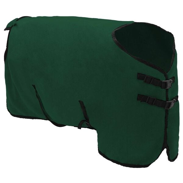 vidaXL Horse Blanket Full Dark Green Polyester