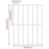 vidaXL Rectangular Tile 10 pcs Pink 29 x 23 x 0.08 cm