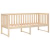 vidaXL Day Bed without Mattress 75x190 cm Small Single Solid Wood Pine