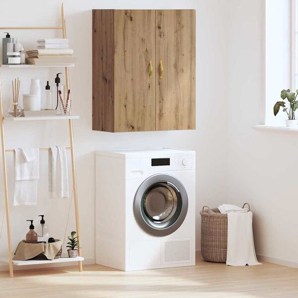 vidaXL Wall Cabinet Artisan Oak 69.5 x 34 x 90 cm Engineered Wood