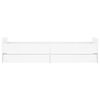 vidaXL Bed Frame with Drawers without Mattress White 90x190 cm Single