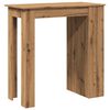 vidaXL Bar Table with Storage Rack Artisan Oak 102x50x103.5 cm