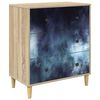 vidaXL Chest of Drawers RAALTE Blue marble print 66 x 36.5 x 75 cm