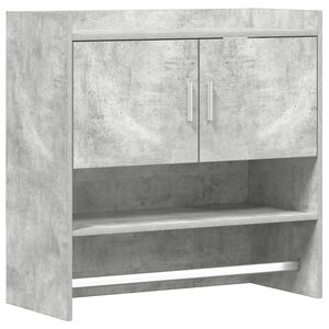vidaXL Wall Shelf Wall-Mounted Concrete Grey 80 x 36 x 80 cm