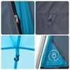 vidaXL Camping Tent Cabin 4-Person Blue Quick Release