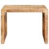 vidaXL End Table Brown 60 x 35 x 46 cm Solid Mango Wood