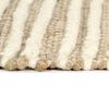 vidaXL Rug Hemp Wool 160x230 cm Natural/White