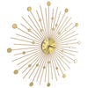 vidaXL Wall Clock Metal 70 cm Golden