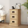 vidaXL Bedside Cabinet Sonoma Oak 39x39x67 cm Engineered Wood
