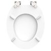SCHÜTTE High Gloss Toilet Seat with Soft-Close SHELL HEART MDF