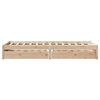 vidaXL Bed Frame without Mattress 90x190 cm Single Solid Wood Pine
