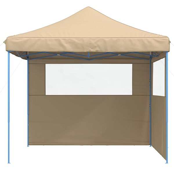 vidaXL Party Tent Folding Beige 292 x 292 x 315 cm Oxford Fabric