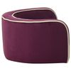 vidaXL Foldable Dog Sofa Burgundy 73x67x26 cm Plush Washable Cushion