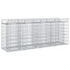 vidaXL Gabion Raised Bed 2 pcs Silver