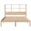vidaXL Bookcase Bed without Mattress 150x200 cm King Size Solid Wood Pine