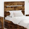 vidaXL Headboard Smoked Oak 90 cm Engineered Wood
