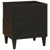 vidaXL Bedside Cabinet 2 pcs Black and Gold 40 x 33 x 46 cm